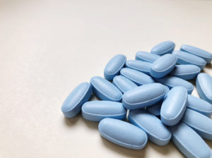 blue xanax pills